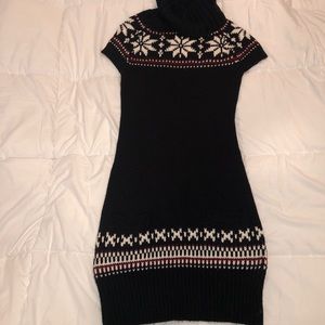 Turtleneck sweater dress